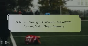 Defensive Strategies in Women’s Futsal 2025: Pressing Styles, Shape, Recovery